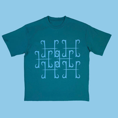 Bleu Aqua T-Shirt - Blue