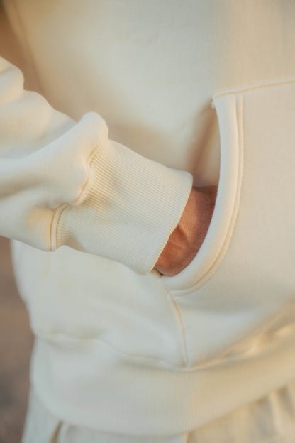 Bleu Aqua Cream Hoodie