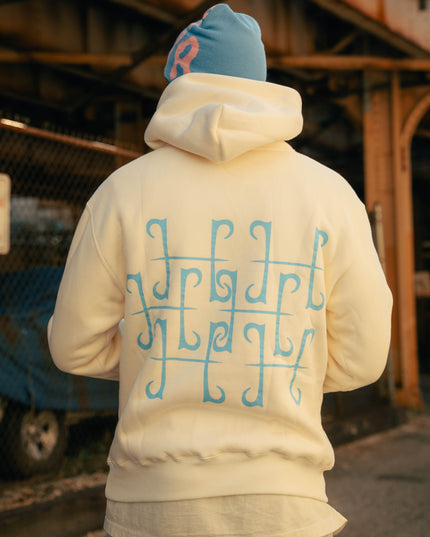 Bleu Aqua Cream Hoodie