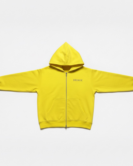 Yellow Zip-Up Jacket