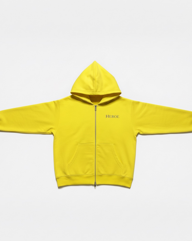 Yellow Zip-Up Jacket