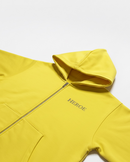 Yellow Zip-Up Jacket