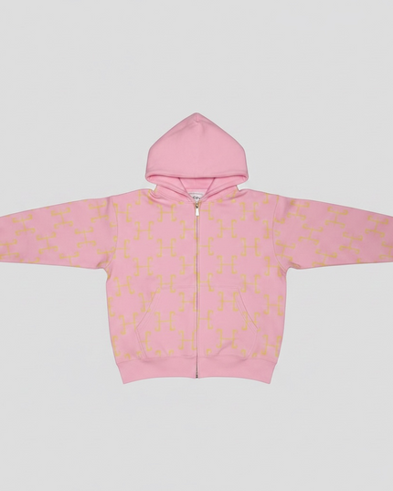 Light Pink Zip-Up Jacket