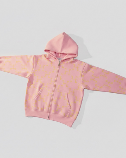 Light Pink Zip-Up Jacket